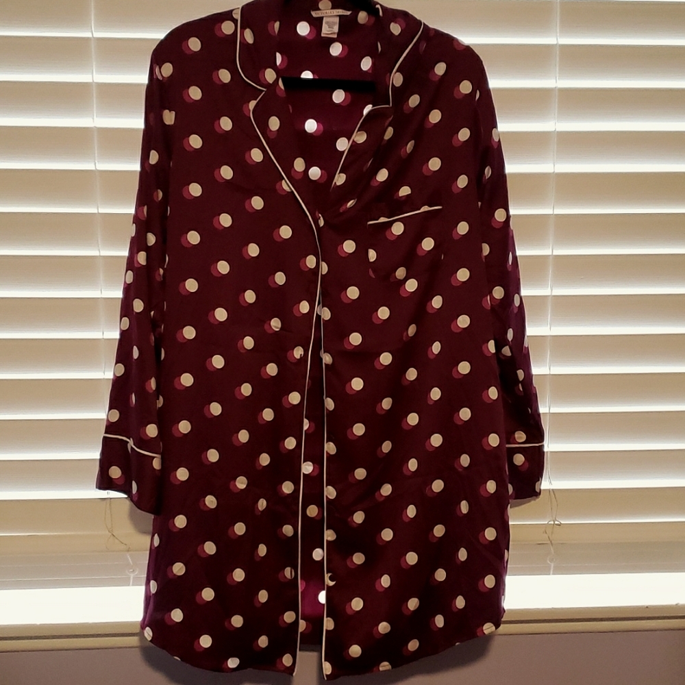 Victoria Secret Large Night gown, Burgundy